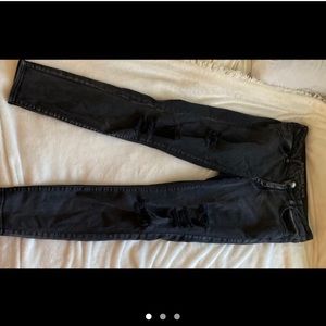 American eagle ripped jeggings